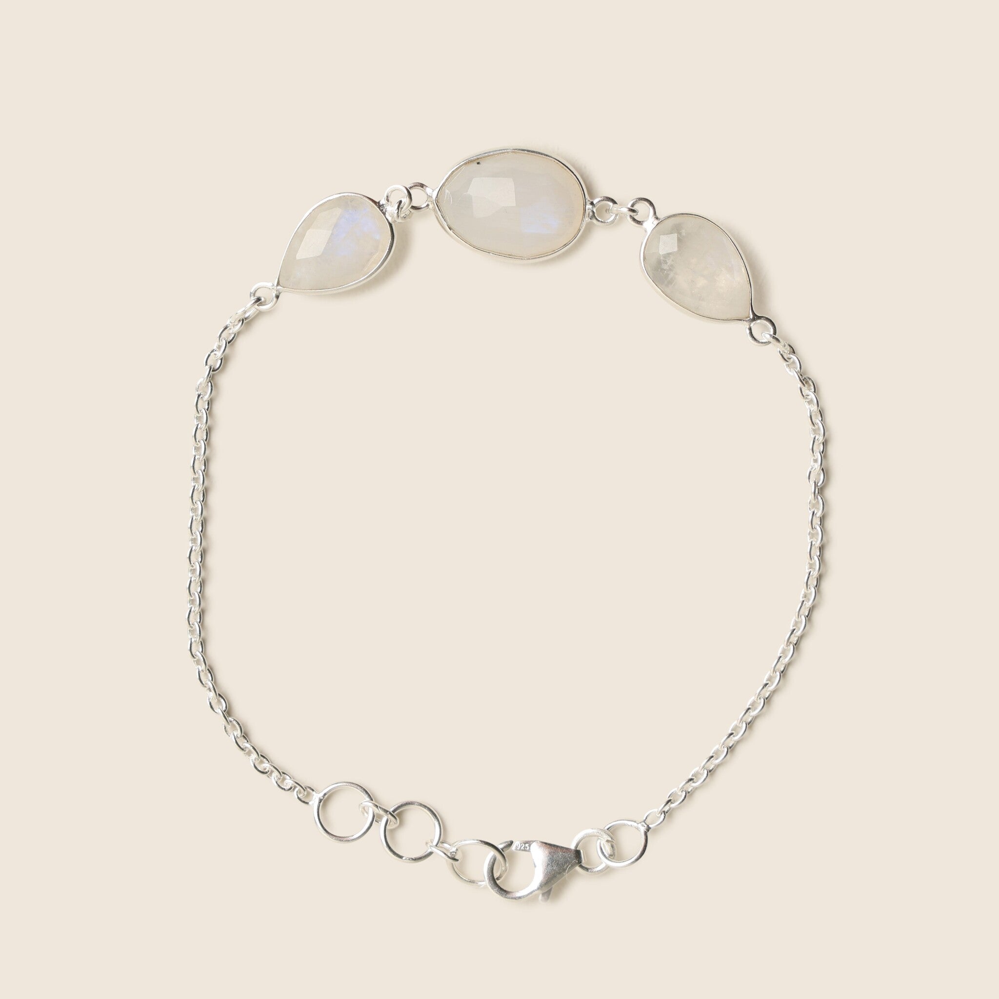 Edelsteen sieraden maansteen detail