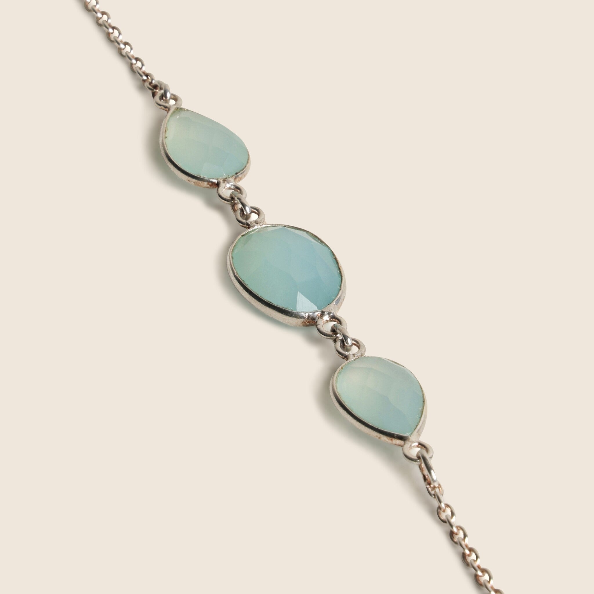 Armband Chalcedoon Mae - 925 sterling zilveren edelsteen sieraden