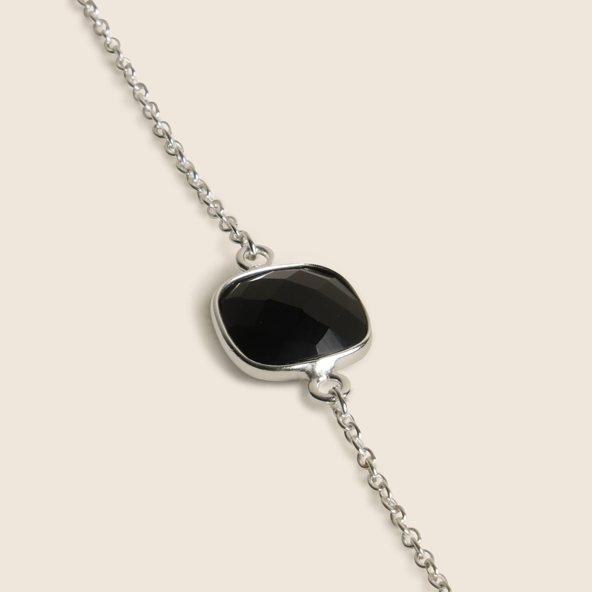 Armband Onyx Maria - 925 sterling zilveren edelsteen sieraden