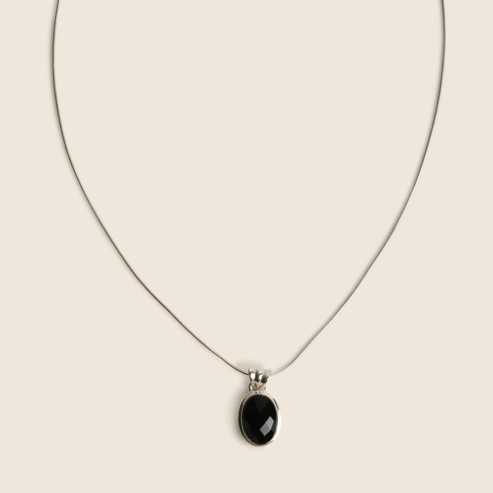 Ketting Onyx Zoe - 925 sterling zilveren edelsteen sieraden